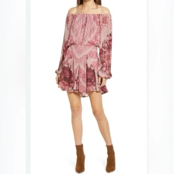 Free People Seven Wonders Mini Dress Sz M NWT - Picture 4 of 9